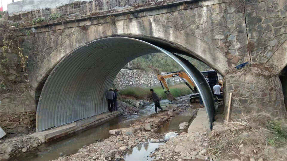 如何正確安裝拼裝金屬波紋涵管、鍍鋅波紋涵管